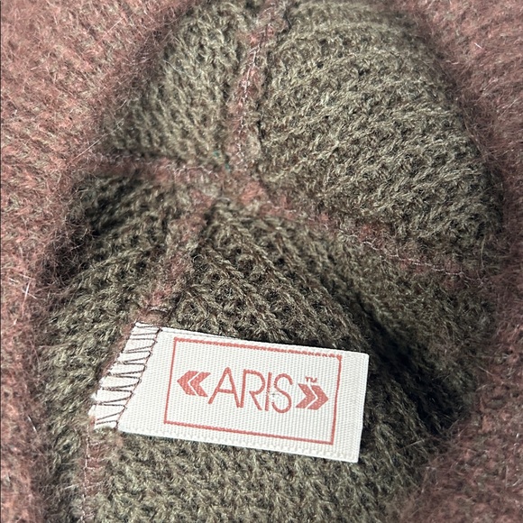 Vintage Aris Rich Brown Women's Hair Beret angora wool blend - Picture 3 of 11